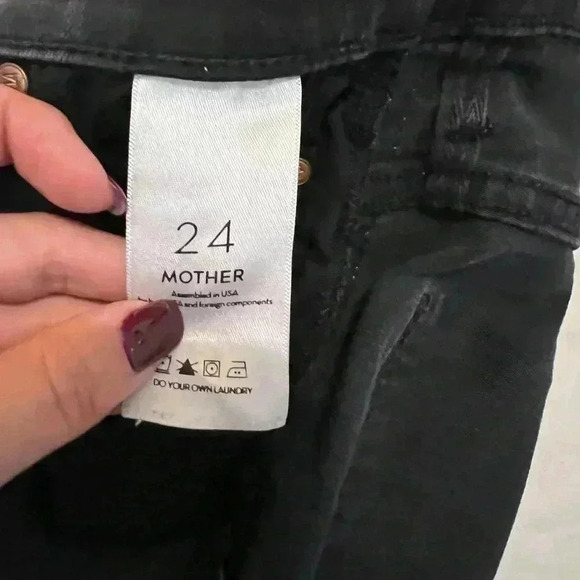 MOTHER insider step crop fray jeans Guilty Racer - Picture 7 of 9